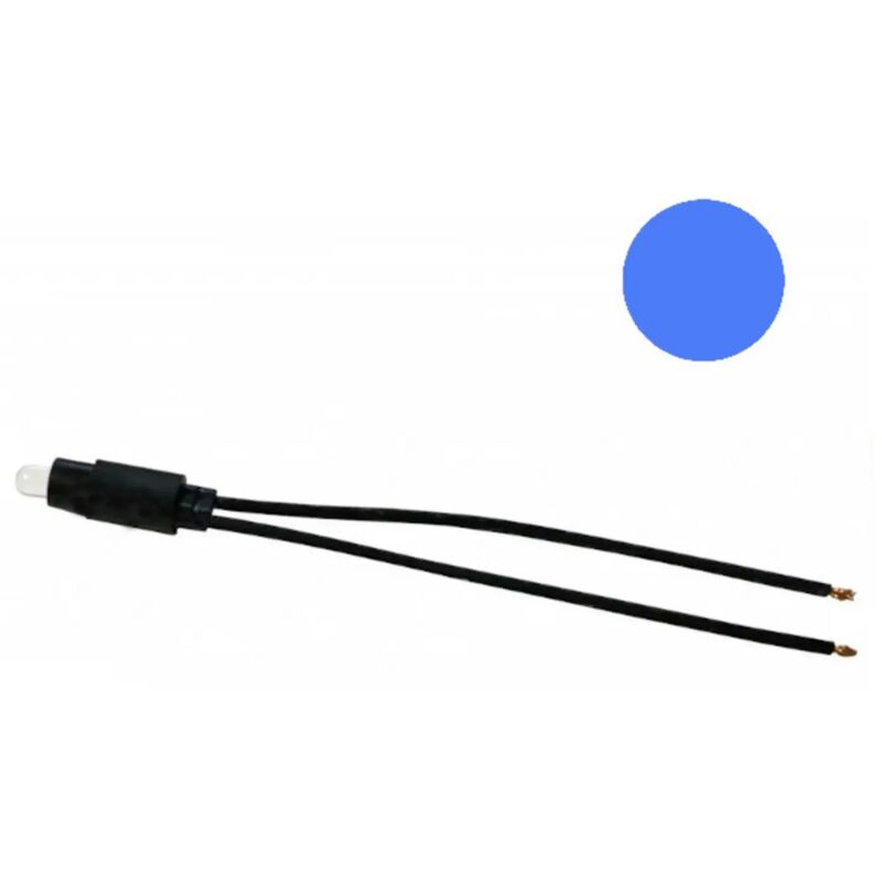 foto del prodotto lampada spia led per interruttore o deviatore o pulsante blu