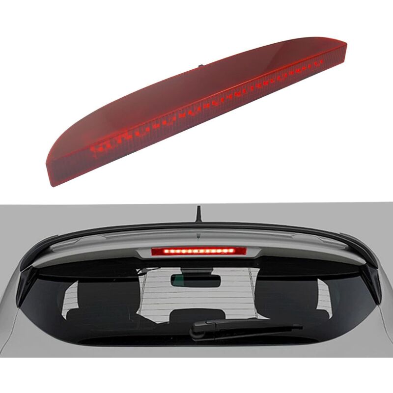 foto del prodotto lampada stop di alto livello per terza luce freno 7700410753 colore rosso adatta per renault clio ii 1998 2005