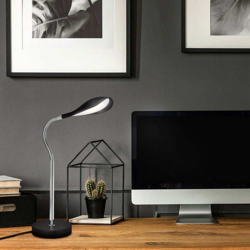 foto del prodotto lampada studio led nera 4,5 watt