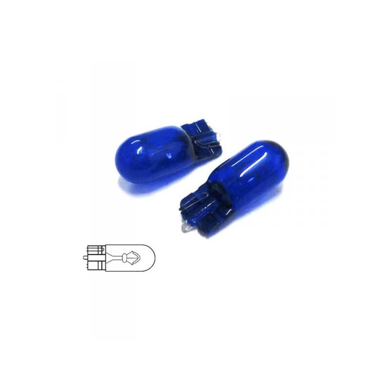 foto del prodotto lampada t10 w5w 12v 5w tutto vetro bianco con effetto xenon