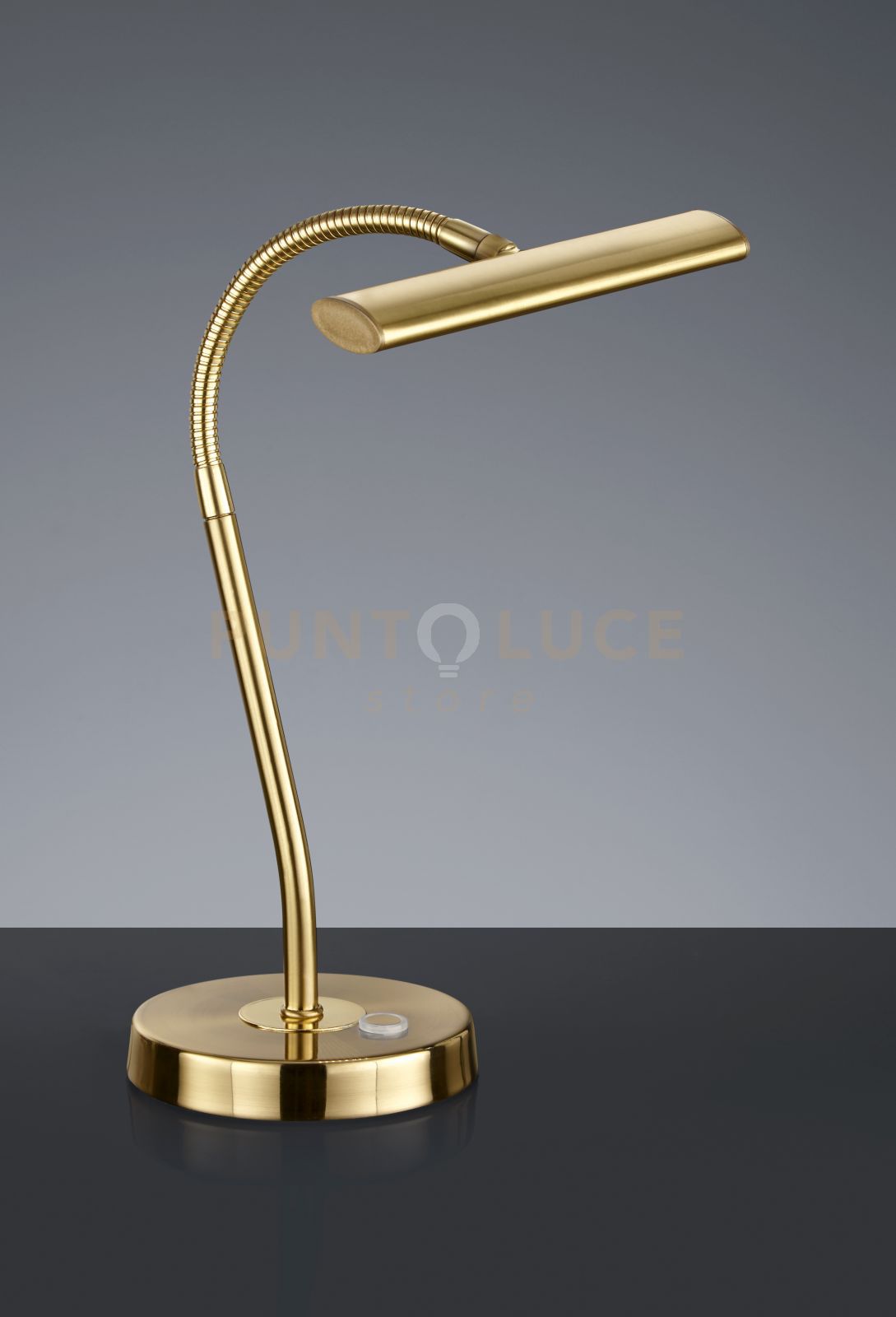 foto del prodotto lampada tavolo acciaio flessibile curtis 579790108 ottone