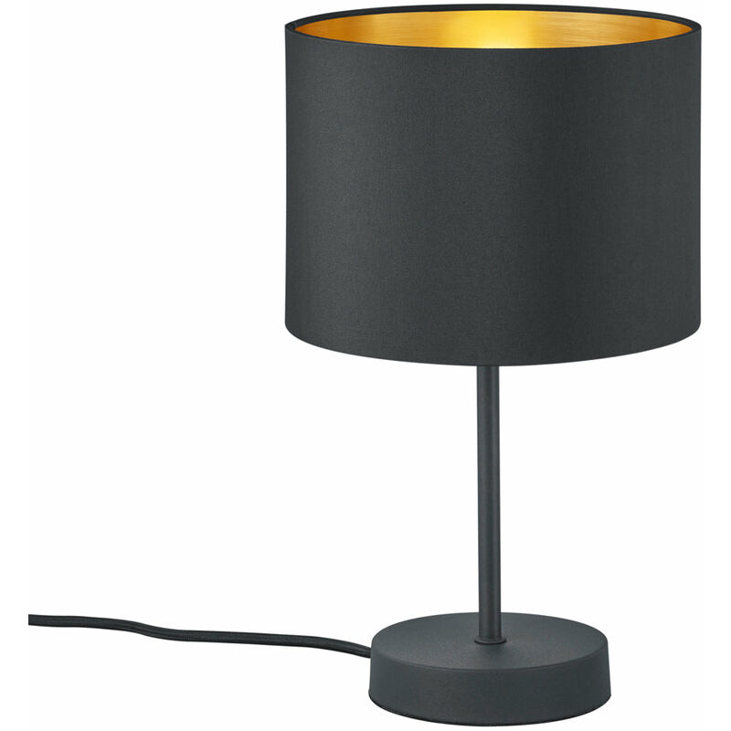 foto del prodotto lampada tavolo da interno e27 in metallo nero opaco