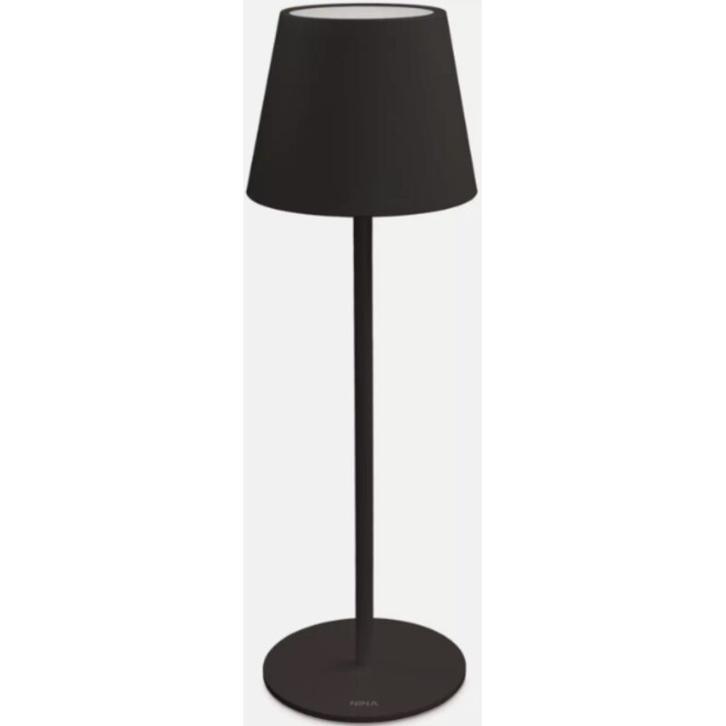 foto del prodotto lampada tavolo ecolight nina ricaricabile usb dimmerabile 180 lm nero