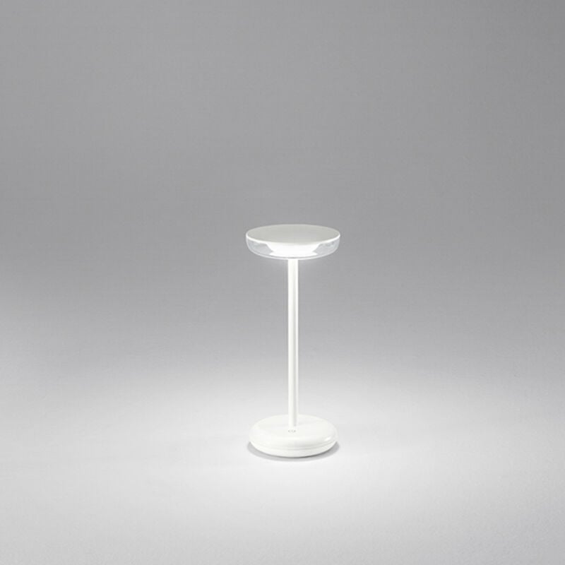 foto del prodotto lampada tavolo esterno moderna soap acrilico bianco led 2w 3000k