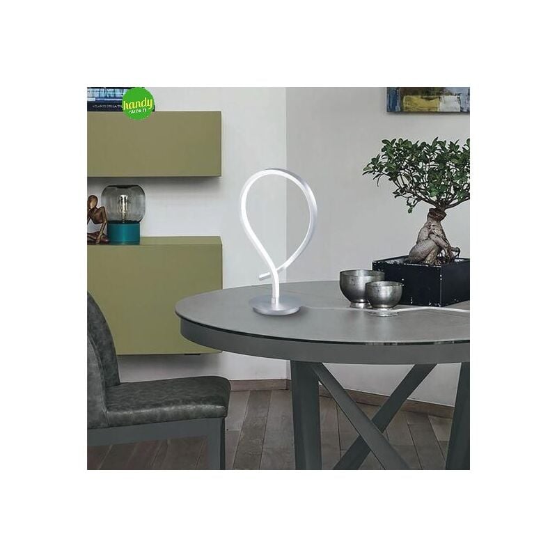 foto del prodotto lampada tavolo kiley novecento silver 12w