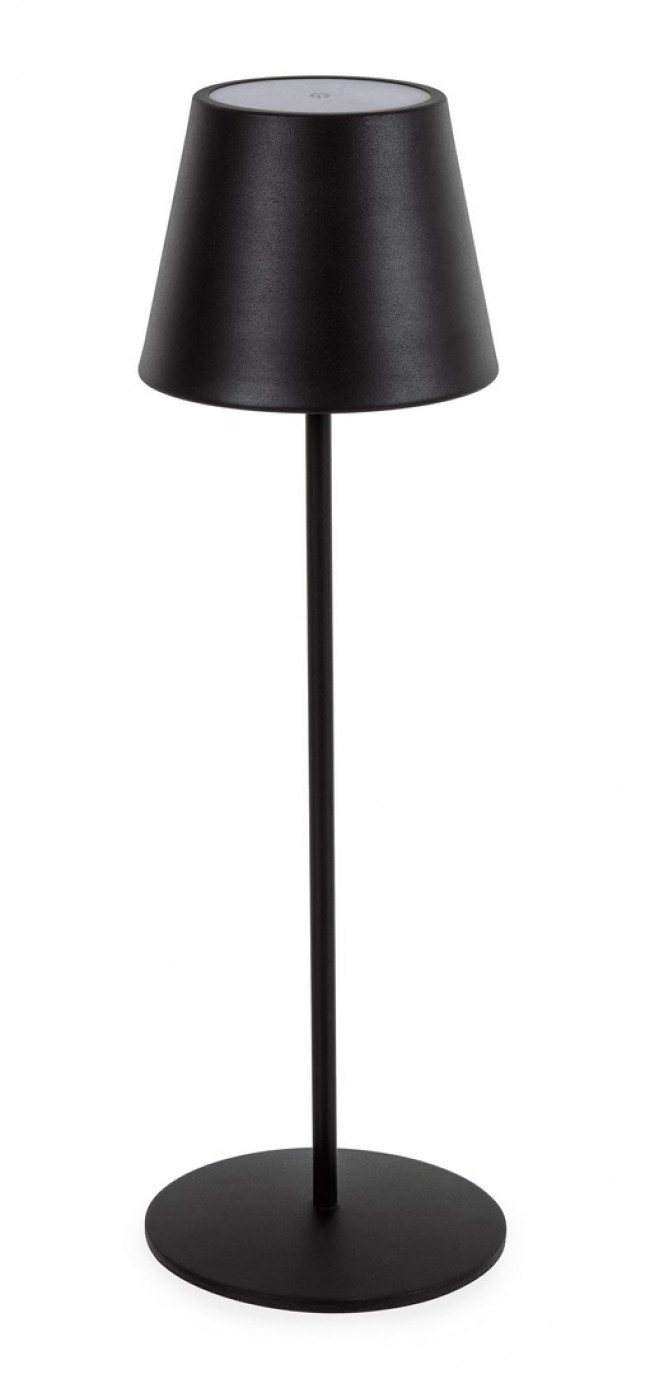 foto del prodotto lampada tavolo led etna nero d.12 x 38h