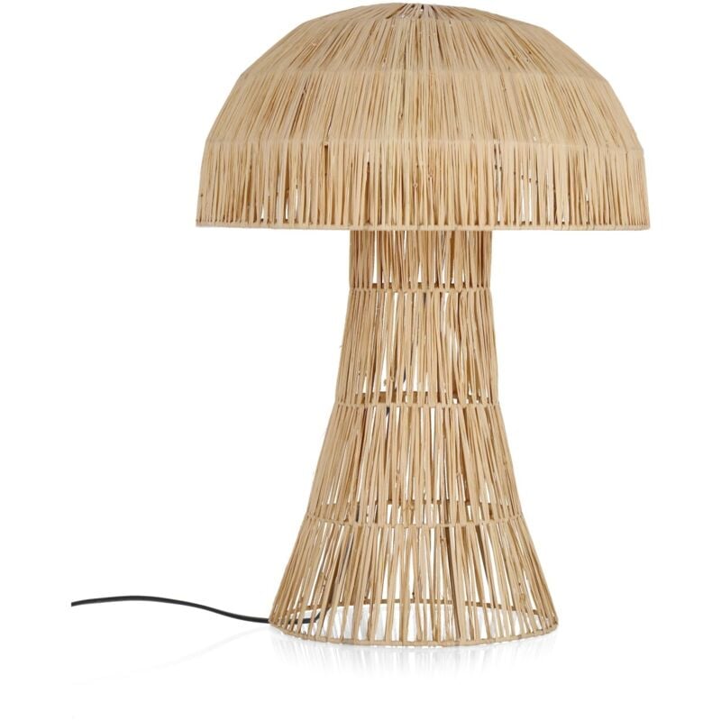 foto del prodotto lampada tavolo naturale h54 mei fang