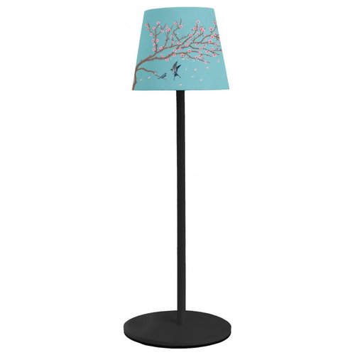 foto del prodotto lampada tavolo new majestic 120454 fl alea dualac fl fiori pesco