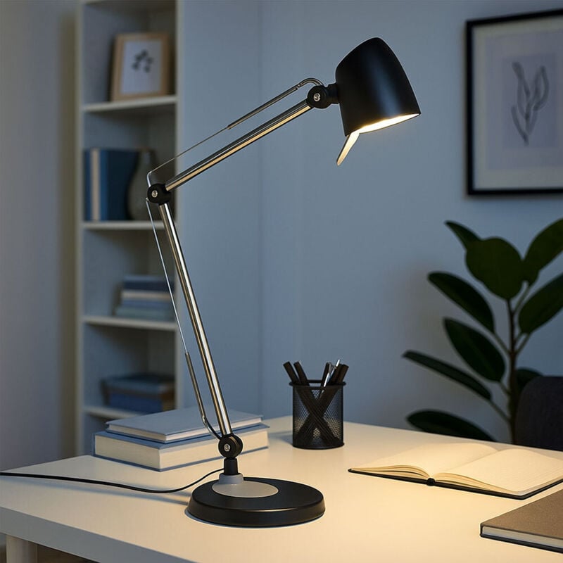 foto del prodotto lampada tavolo rado nera 527690132 òuce calda fredda