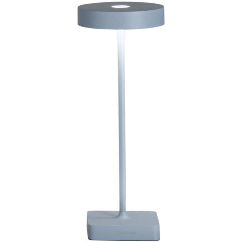 foto del prodotto lampada tavolo senza fili led ricaricabile usb touch tap blu avion 12x32 cm