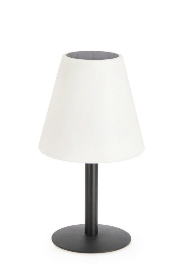 foto del prodotto lampada tavolo solare led d.20 x 36h, nero