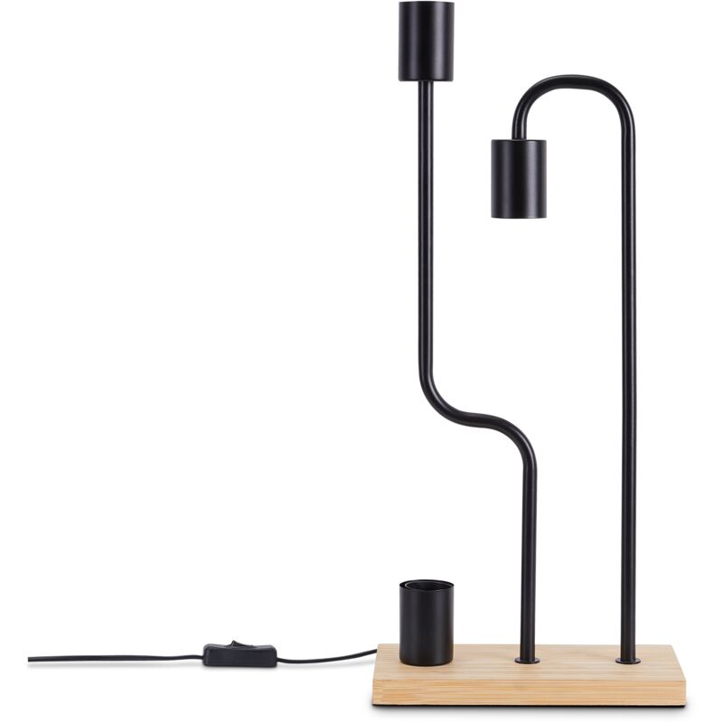 foto del prodotto lampada tavolo terra vintage e27 soggiorno industriale design moderno led retr natura, lampada da tavolo 2 paco home