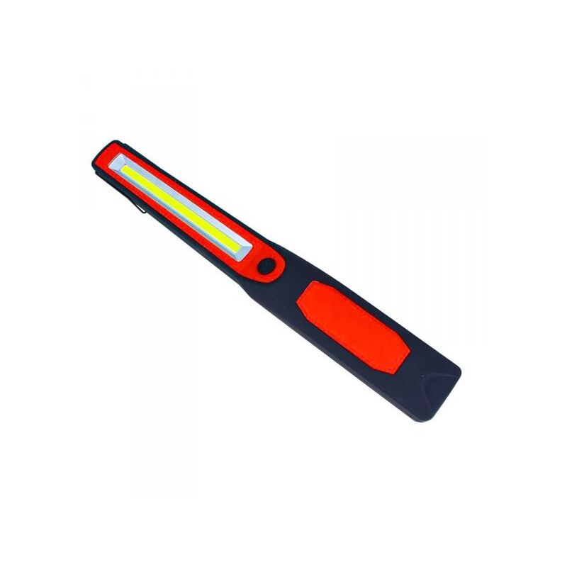foto del prodotto lampada torcia led officina slim 13mm cob 2w portatile alimentazione con 4 pile aa
