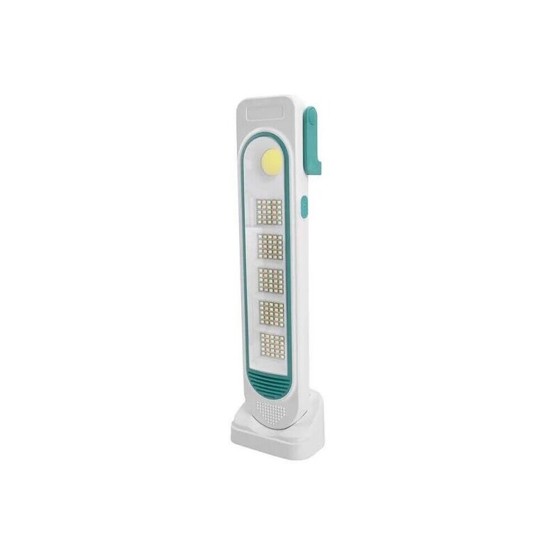 foto del prodotto lampada torcia portatile 125 18 led smd lavoro emergenza pannello solare ty106