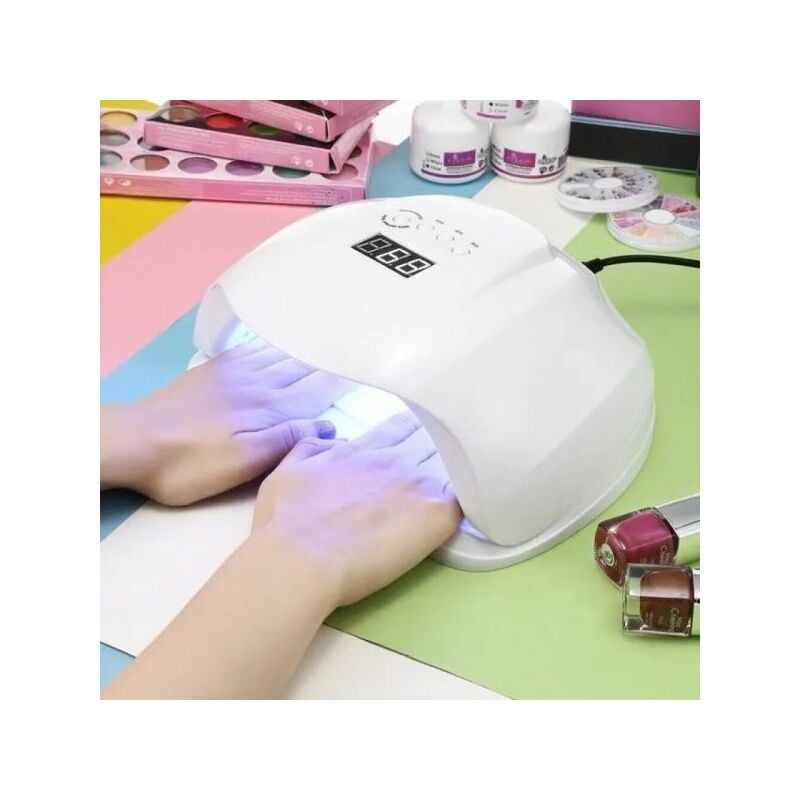 foto del prodotto lampada unghie uv 54w fornetto unghie 36 led nail art ricostruzione sun x