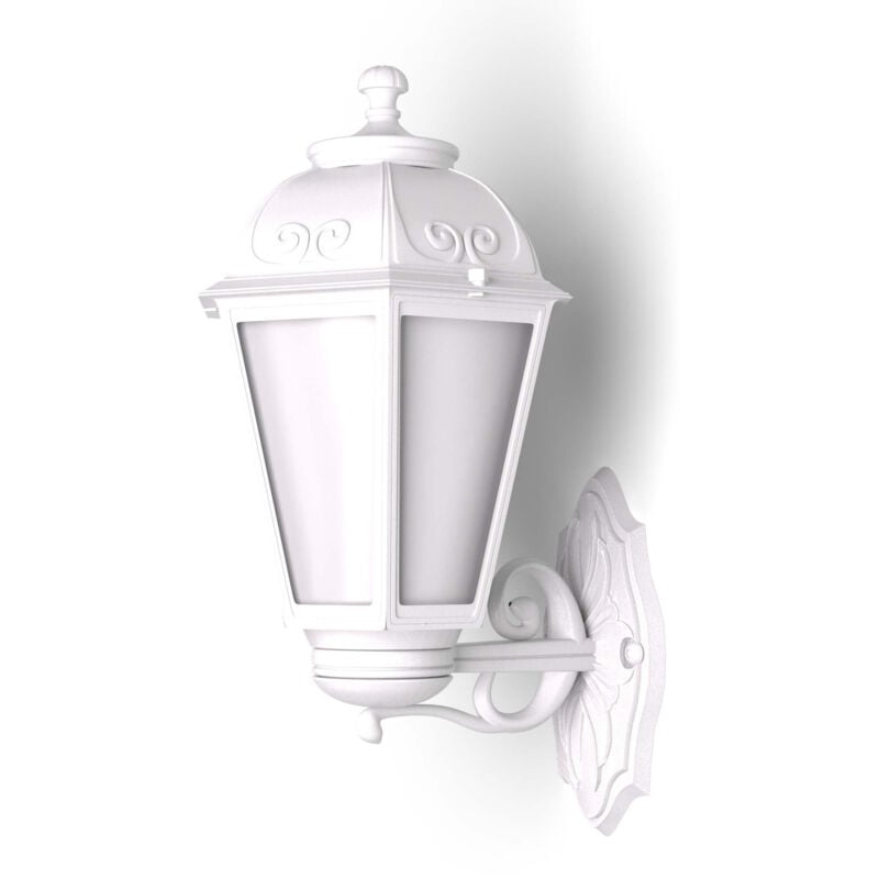 foto del prodotto lampada up down da muro in vetro e27 bisso anna fumagalli bianco