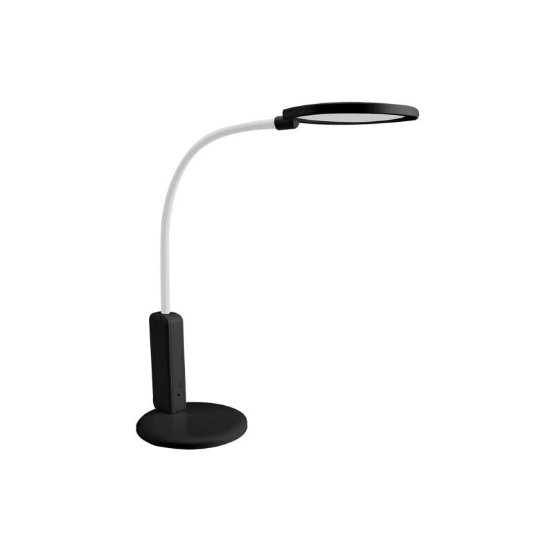 foto del prodotto lampada verne 7w 5000k bianco nero 590lm wireless touch dimmer orient 33x14x14 cm