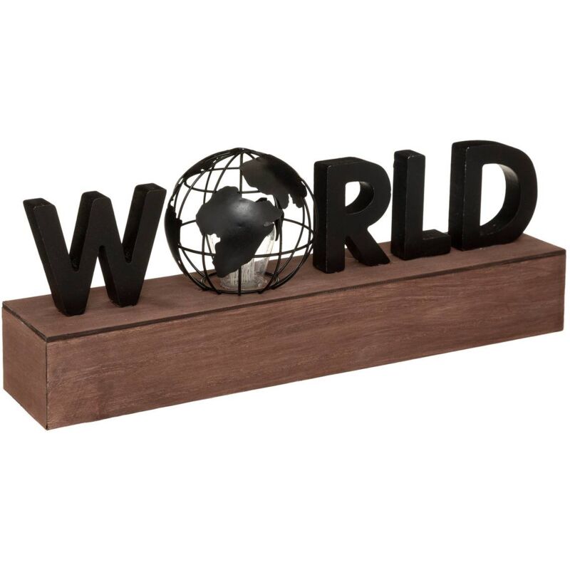 foto del prodotto lampada world nera h38cm atmosphera cr ateur d int rieur