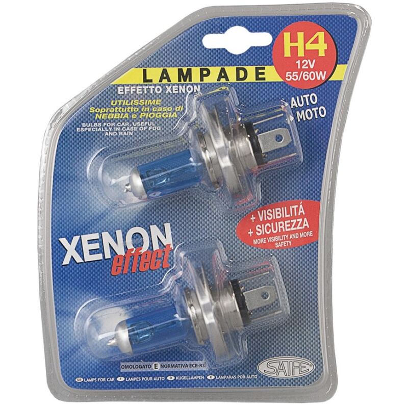 foto del prodotto lampada xenon h4 12v 55 60w 2 pezzi rhutten rhutten