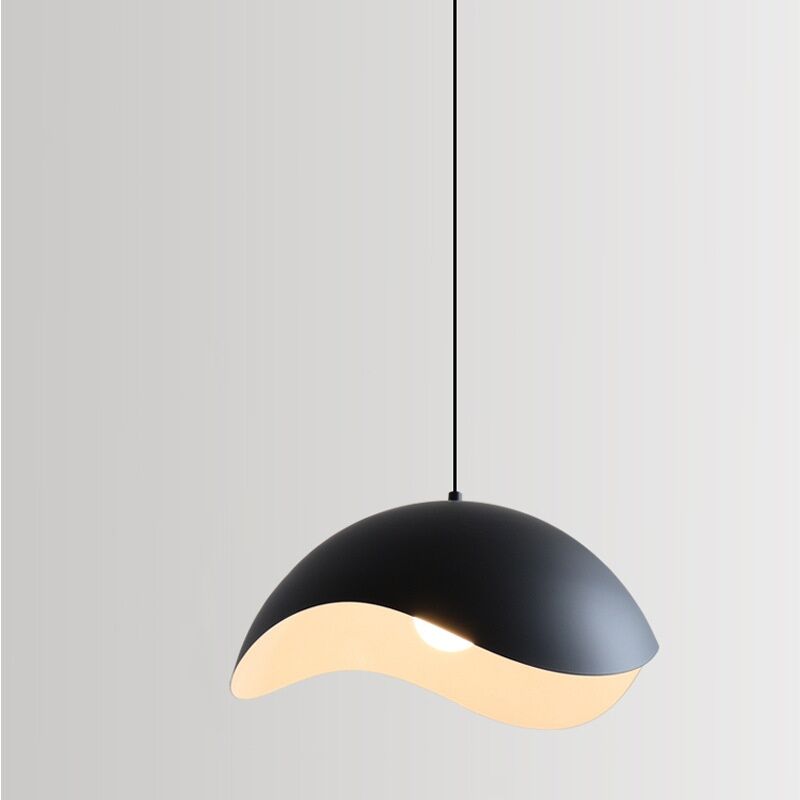 foto del prodotto lampadari a sospensione vintage industriale lampadario soffitto metallo plafoniera regolabile nero 30cm