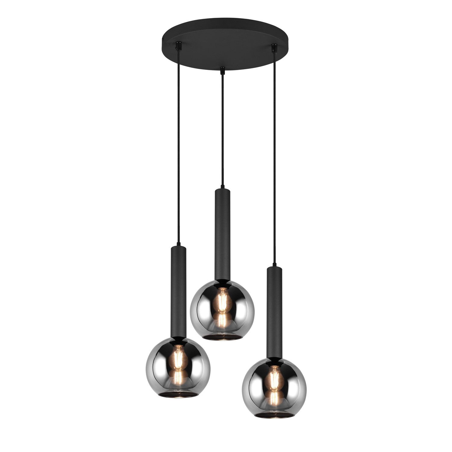 foto del prodotto lampadario 3 luci clayton trio