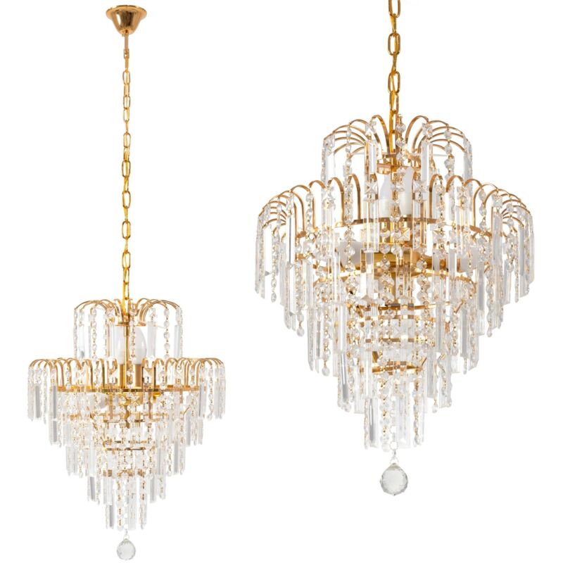 foto del prodotto lampadario 312358 cristallo oro