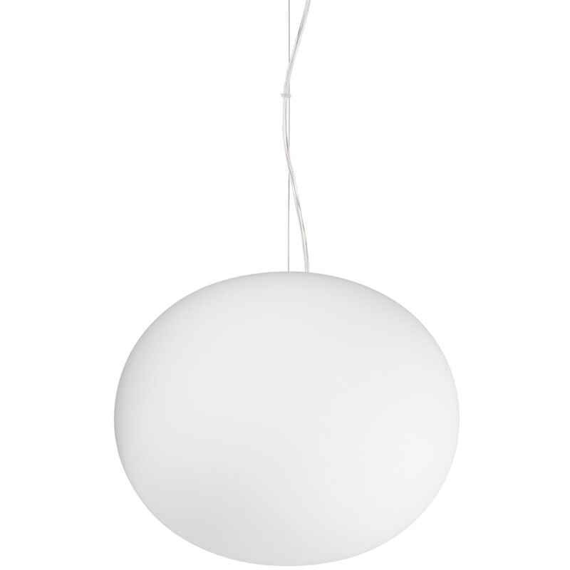 foto del prodotto lampadario a sospensione contemporaneo cotton metallo bianco1 luce e27 42w ip20