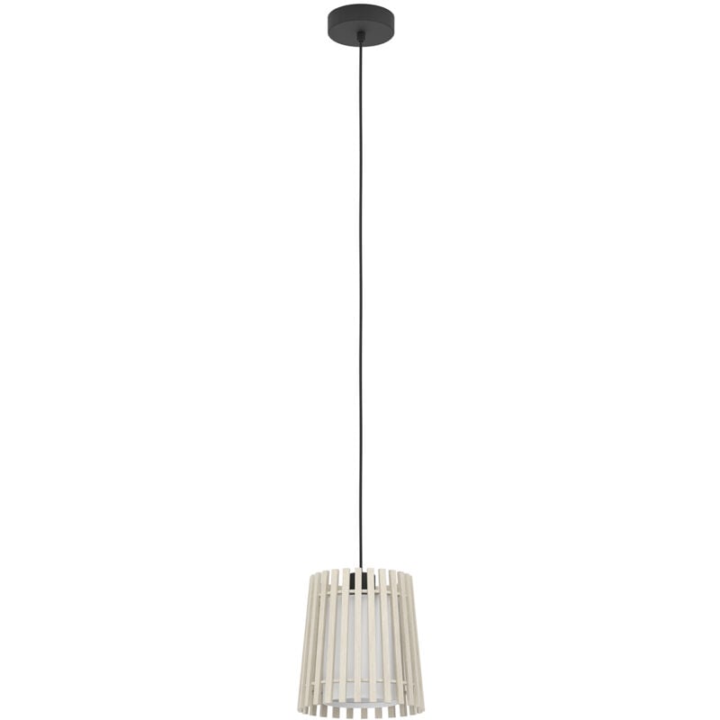 foto del prodotto lampadario a sospensione contemporaneo fattoria acciaio nero 1 luce e27