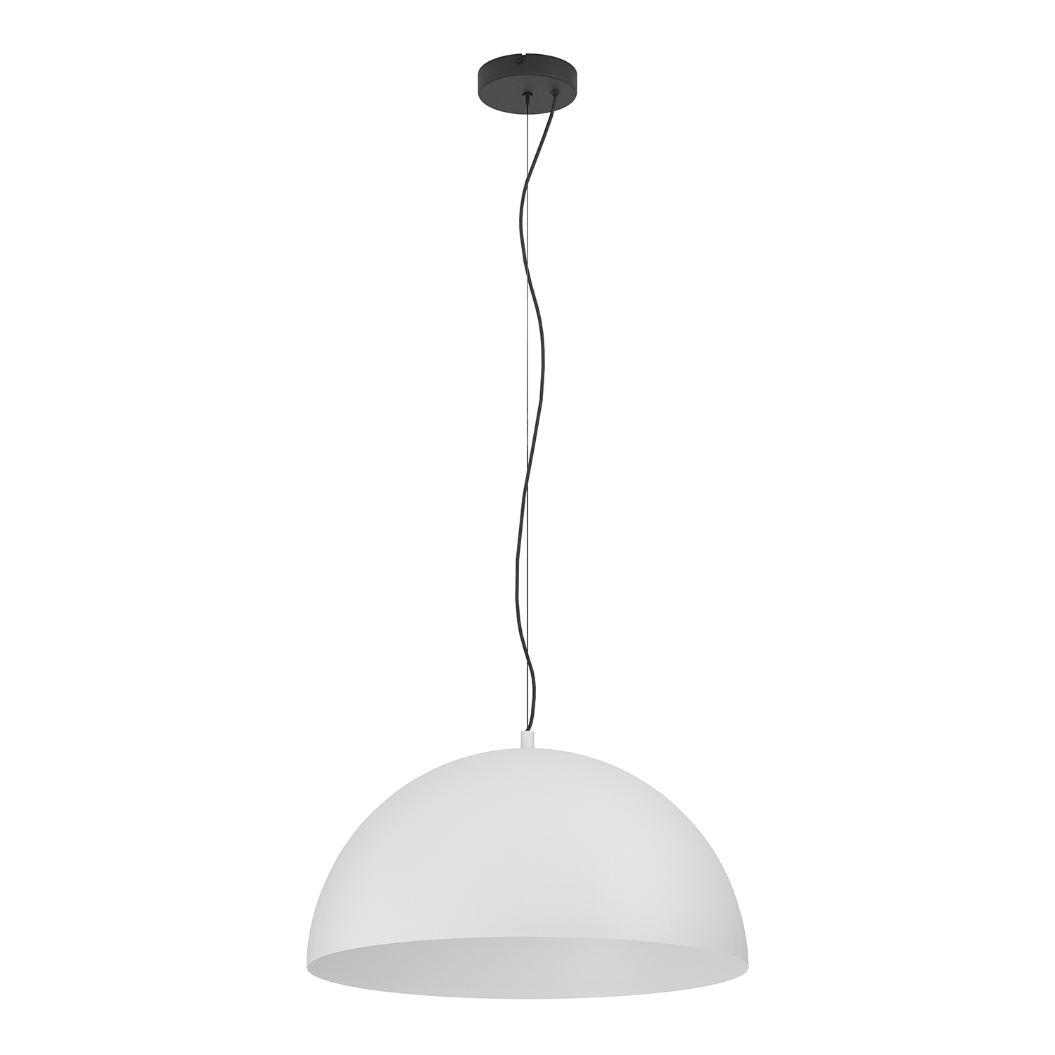 foto del prodotto lampadario a sospensione contemporaneo gaetano 1 acciaio nero grigio 1 luce e27