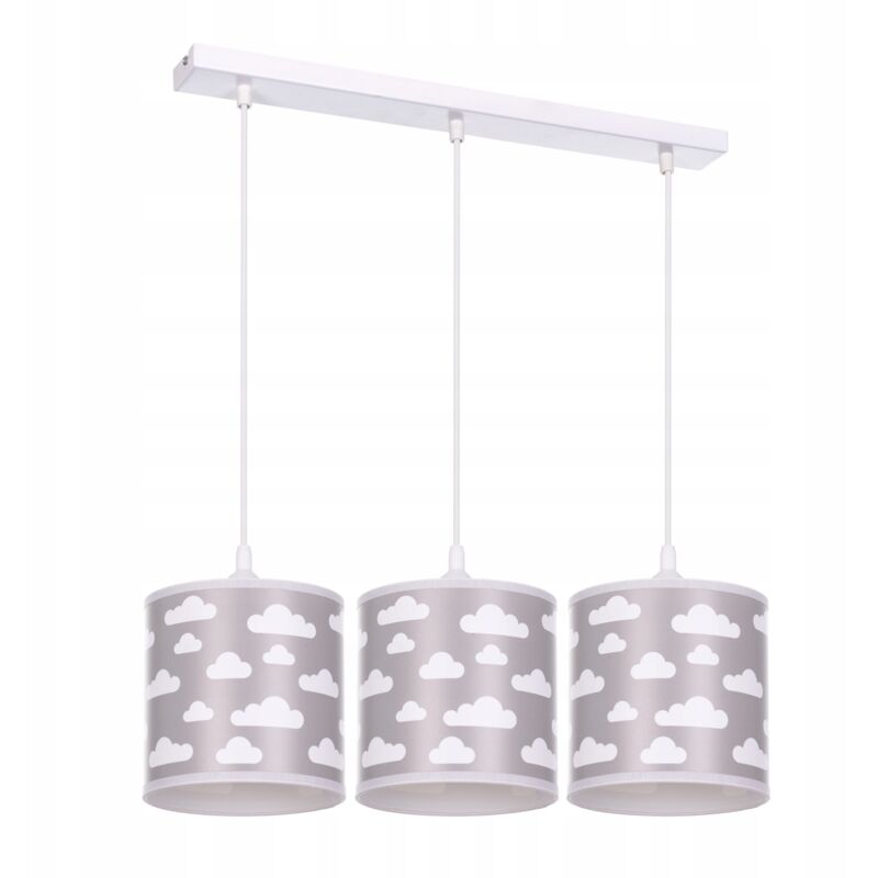 foto del prodotto lampadario a sospensione da soffitto con paralume cloud