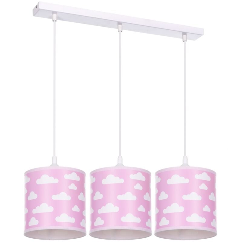 foto del prodotto lampadario a sospensione da soffitto con paralume cloud