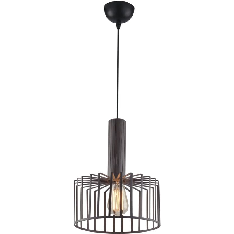 foto del prodotto lampadario a sospensione dayton in metallo bronzo 25 cm. 