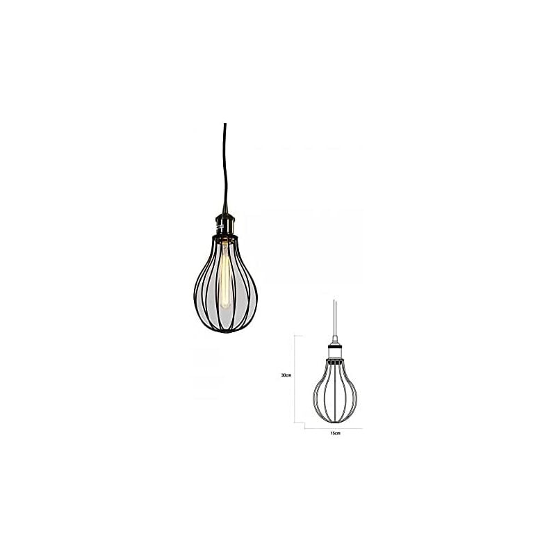foto del prodotto lampadario a sospensione edm vintage 60w e27