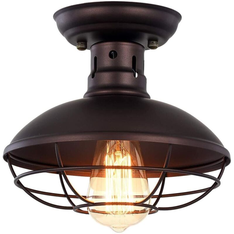foto del prodotto lampadario a sospensione industriale retr in metallo nero per soggiorno, camera da letto, bar, ristorante, sala da pranzo.