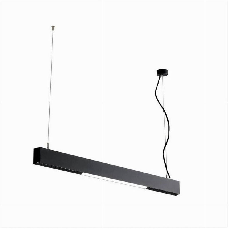 foto del prodotto lampadario a sospensione lineare a led 42 w lampada da soffitto minimal a70-n3c - - trade shop traesio