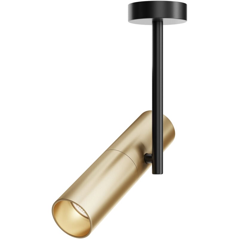 foto del prodotto lampadario a sospensione moderno elti alluminio nero 1 luce gu10 50w