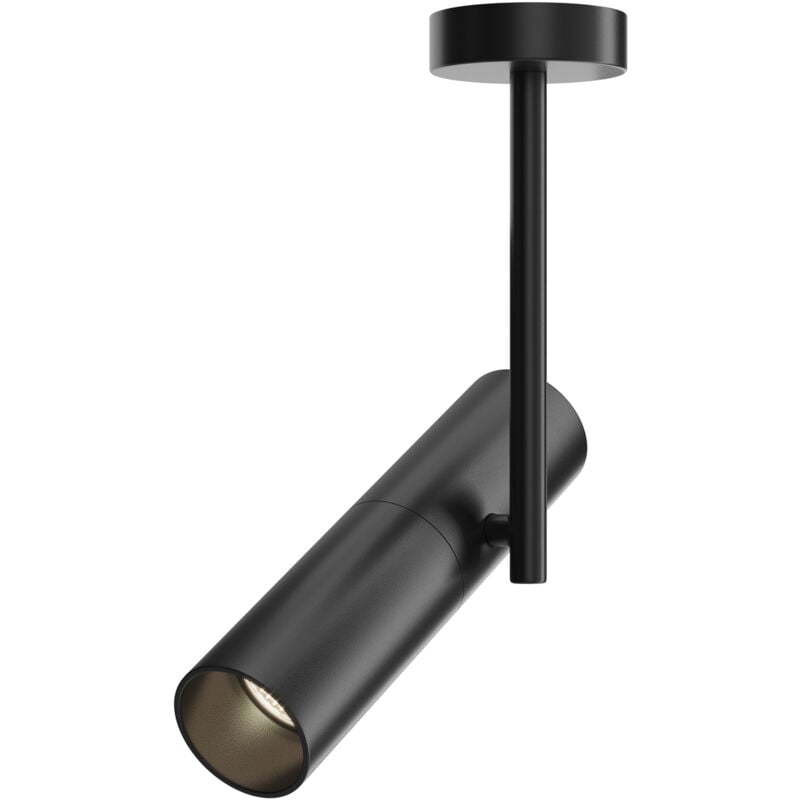 foto del prodotto lampadario a sospensione moderno elti alluminio nero 1 luce gu10 50w ip20