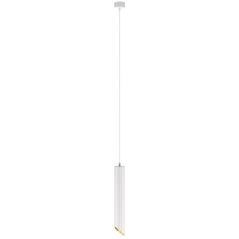 foto del prodotto lampadario a sospensione moderno lipari grande alluminio bianco 1 luce gu10 35w