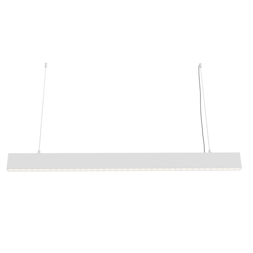 foto del prodotto lampadario a sospensione moderno points alluminio bianco luce led integrato 40w