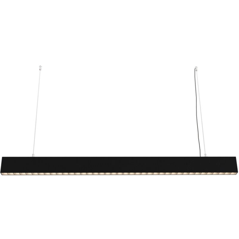 foto del prodotto lampadario a sospensione moderno points alluminio nero luce led integrato 40w
