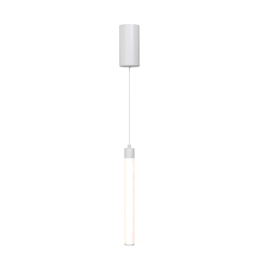 foto del prodotto lampadario a sospensione moderno ray alluminio bianco luce led integrato 10w