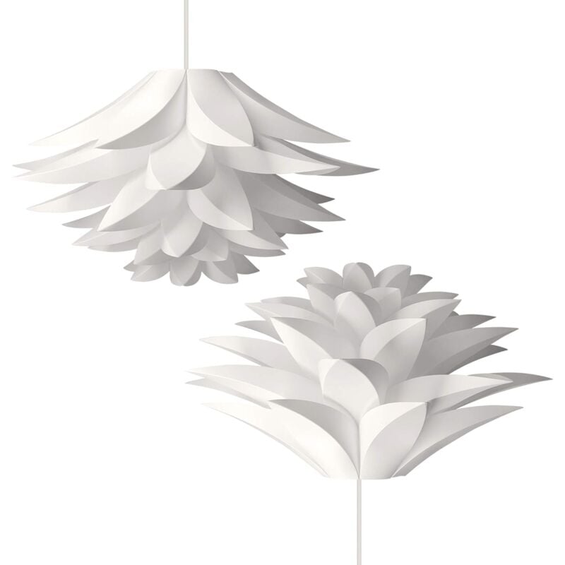 foto del prodotto lampadario a sospensione paralume diy lampada da soffitto paralume creativo plafoniera paralume 45cm 2 pezzi