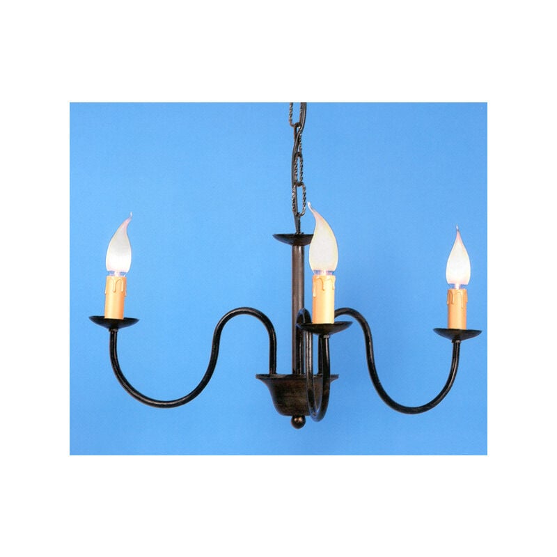 foto del prodotto lampadario assisi a 3 luci lanterna applique lampione lampade