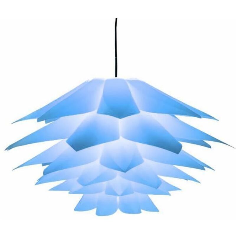 foto del prodotto lampadario blue lotus in soggiorno camera da letto 50x30cm