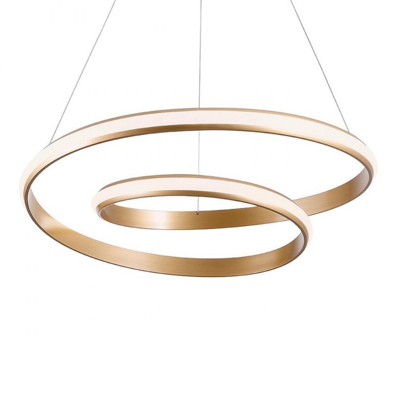 foto del prodotto lampadario classico redo group torsion 01 1794 01 1889 led alluminio sospensione dimmerabile, tonalit luce 4000 k luce naturale 