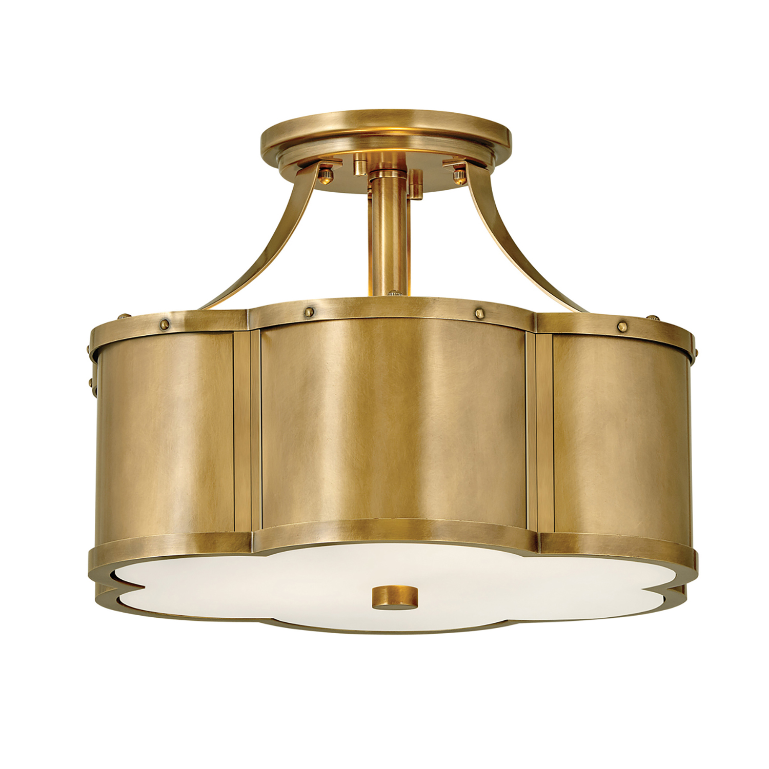foto del prodotto lampadario contemporaneo chance acciaio ottone antico vetro 2 luci e27