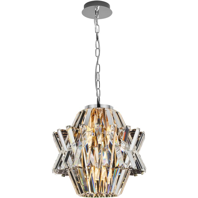 foto del prodotto lampadario crown chrome 4xe14