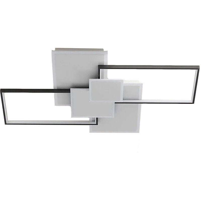 foto del prodotto lampadario da soffitto a led 83 watt plafoniera cct tre colorazione lampada moderna bluetooth c67 3c ill