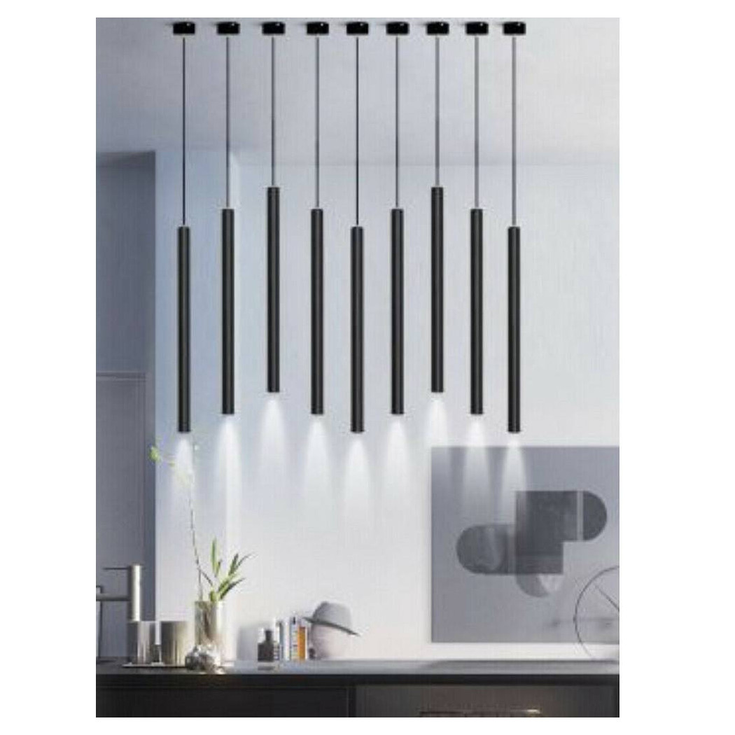 foto del prodotto lampadario da soffitto led 3 watt punto luce fredda calda naturale nero a11 n bianco freddo trade shop traesio