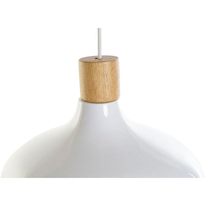 foto del prodotto lampadario dkd home decor bianco marrone metallo pino 50 w 35,5 x 35,5 x 21 cm